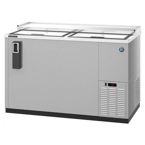 Hoshizaki Refrigerator, Two Section, Stainless Steel Back Bar Bottle Cooler, Slide Top Doors, CC50-S - main